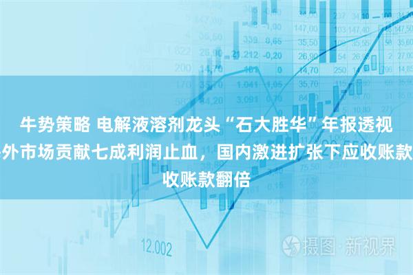 牛势策略 电解液溶剂龙头“石大胜华”年报透视：海外市场贡献七成利润止血，国内激进扩张下应收账款翻倍